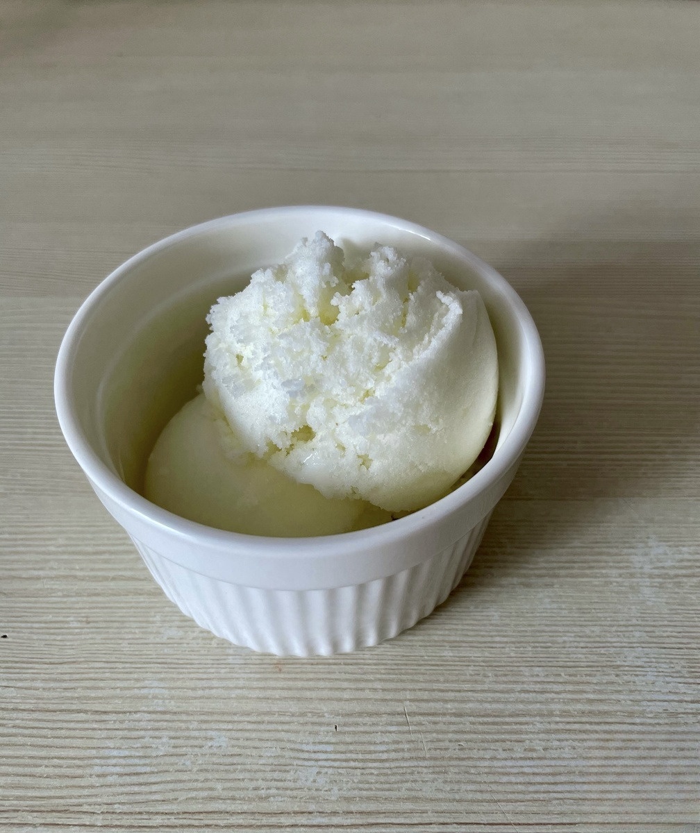 Мороженое с ксантановой камедью