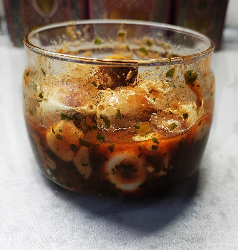 Маринованные перепелиные яйца