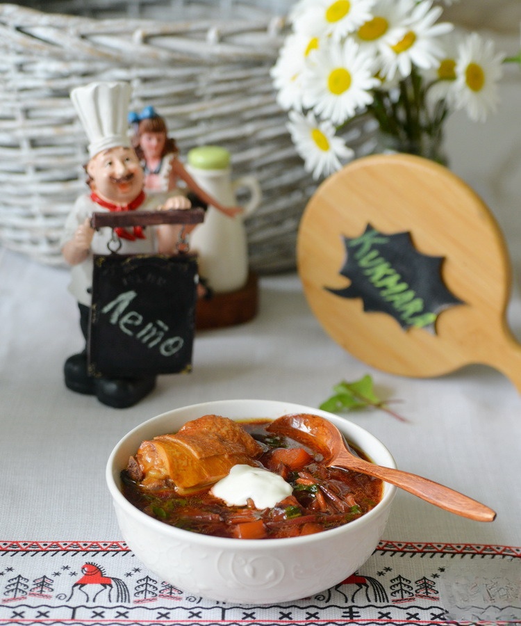 Ботвинник с курицей